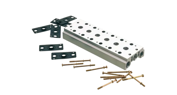 Bloco Manifold Serie V/RV (5/2, 5/3 vias)