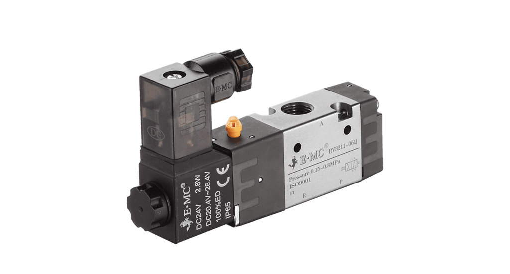 Válvula Solenoide Padrão/De Baixa Potência Série RV (3/2 vias)