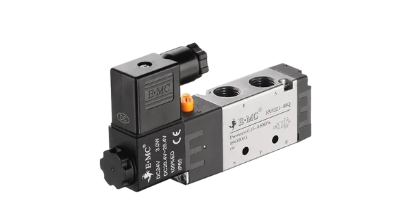 Válvula Solenoide Padrão/De Baixa Potência Série RV (5/2, 5/3 vias)